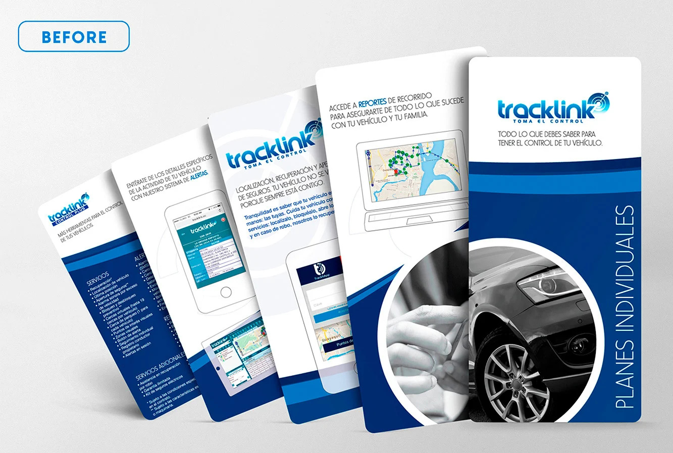 Tracklink old branding Tracklink old branding
